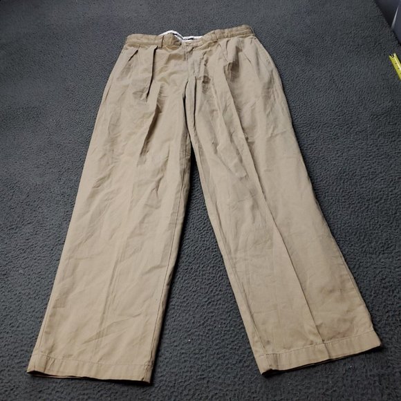 Polo Ralph Lauren Golf Chino Khaki Pants Cotton Tan Mens Size 35 x31